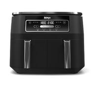 Ninja Foodi AF200UK - Freidora de aire digital de doble zona, 2 cajones, 7.6 L, 4 en 1, no utiliza aceite, freír al aire, máxima crujiente, asado, recalentamiento, antiadherente, cestas aptas para