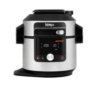 Ninja Foodi MAX Olla eléctrica multifunción con SmartLid, 7,5 l, 14 funciones de cocción en 1, Olla a presión, Freír con aire, Cocción lenta, Parrilla y más, sensor digital, acero inoxidable, OL750EU