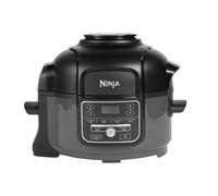 Ninja Foodi MINI Olla eléctrica multifunción, 4,7 l, 6 en 1, Olla a presión, Freidora de aire, 6 funciones de cocción, incluidas Cocción lenta y Vapor, 1460 W, en gris y negro, OP100EU