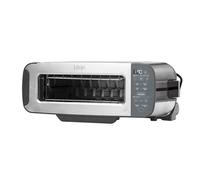 Ninja Foodi Tostadora, parrilla y sandwichera 3 en 1 con diseño de volteo, 7 funciones de cocción, 7 niveles de tostado, incluye bandeja para hornear y bandeja para migas, en acero inoxidable, ST202EU