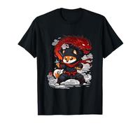 Ninja Fox Debajo del Poder del Dragón Camiseta