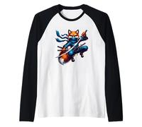Ninja Fox Maestro del Sigilo Camiseta Manga Raglan