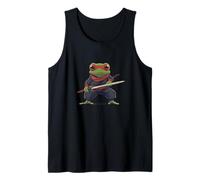 Ninja Frog en una misión secreta para los amantes de los ninjas y el karate Camiseta sin Mangas