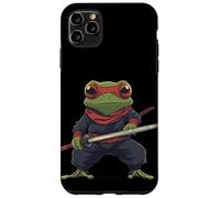 Ninja Frog en una misión secreta para los amantes de los ninjas y el karate Carcasa para iPhone 11 Pro Max