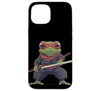 Ninja Frog en una misión secreta para los amantes de los ninjas y el karate Carcasa para iPhone 15