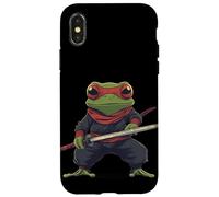 Ninja Frog en una misión secreta para los amantes de los ninjas y el karate Carcasa para iPhone X/XS
