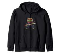 Ninja Frog en una misión secreta para los amantes de los ninjas y el karate Sudadera con Capucha