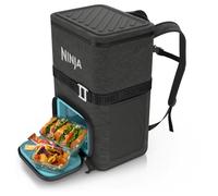 Ninja FrostVault Go para exteriores, mochila nevera de 23 litros con capacidad para 36 latas y Dry Zone Fría, gris oscuro FF136EUUKCG