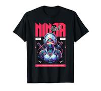 Ninja Girl Cortando a través de la Oscuridad Camiseta