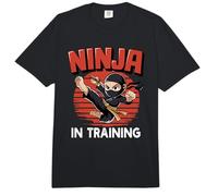 Ninja In Training Party Warrior Boys Girls Comfort Colors Adult Heavyweight T-Shirt
