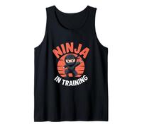 Ninja In Training Party Warrior Boys Girls Kids Camiseta sin Mangas