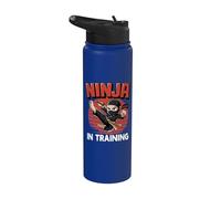 Ninja In Training Party Warrior Boys Girls Stainless Steel Insulated Water Bottle