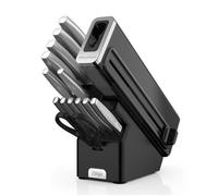 Ninja K62014EUUK Juego de Cuchillos StaySharp de 14 Piezas con Bloque de Madera y Hojas de Acero Inoxidable