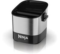 Ninja Luxe Cafe Knock Box, accesorios para máquina de espresso, eliminación de discos fácil y sin desorden, café molido y espresso, base antideslizante, barra extraíble, capacidad para 10 discos de