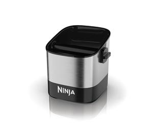 Ninja Luxe Cafe Knock Box, accesorios para máquina de espresso, eliminación de discos fácil y sin desorden, café molido y espresso, base antideslizante, barra extraíble, capacidad para 10 discos de