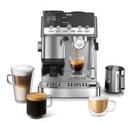 Ninja Luxe Café Mini Cafetera 2 en 1 para café de filtro y espresso con espumador automático de leche, molinillo integrado ES351EU