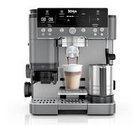 Ninja Luxe Premier, Cafetera 3 en 1 para Expreso, Gris Metalizado | Cold Brew y Café de Filtro con Molinillo y Espumador Integrados, 25 Ajustes de Molienda y 4 Preajustes de Espuma - ES601EUGM