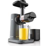 Ninja - Máquina exprimidora de prensa fría con jarra de 700 ml y recipiente de pulpa de 1,1 l, para hacer jugos frescos, bebidas y tomas de bienestar, compacta, apta para lavavajillas y piezas
