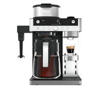 Ninja Prestige Cafetera 2 en 1 de café de filtro y de cápsula con espumadora incorporada, prepara cafés con leche, café helado y flat whites, color negro CFN802EU