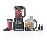 Ninja Procesador 3 en 1 Detect Power Blender Pro, potente licuadora de 1200 W, tazón de procesador de alimentos, hoja de masa, 1 taza de una sola porción, jarra, hacer masa de pizza, mezclar, picar y