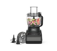 Ninja Procesador de alimentos, 850 W, 4 programas automáticos y 3 velocidades manuales, bol de 2,1 l, accesorios para picar, rebanar y amasar, piezas aptas para lavavajillas, en negro, BN650EU