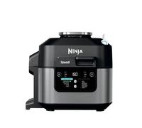 Ninja Speedi Olla Exprés Multifunción Rápida, Olla Eléctrica con Freidora Aire 5,7L, 10 en 1, Freidora sin Aceite, Horno, Cocción Lenta, al Vapor y más, 4 Porciones en 15min, Negro ON500EU