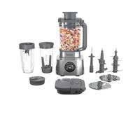 Ninja SS401 Foodi Power Blender Ultimate System with 72 oz Blending & Food Processing Pitcher, XL Smoothie Bowl Maker and Nutrient Extractor* & 7 Functions, Silver