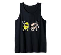 Ninja Té Helado Lucha de Limón y Melocotón Camiseta sin Mangas