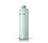 Ninja Thirsti botella de agua de acero inoxidable 530 ml, térmica con tapa antigoteo y triple aislamiento para bebidas con gas, calientes y frías, botella deportiva y de viaje, menta, DW1801EUUKMT