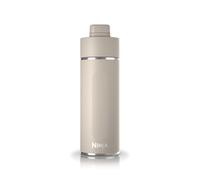 Ninja Thirsti botella de agua de acero inoxidable 700 ml, tapa antigoteo y triple aislamiento para bebidas con gas, calientes y frías, botella deportiva y de viaje, Arena, DW2401EUUKST