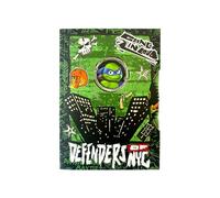 Ninja Turtles TMNT DIN A5 cuaderno con disco giratorio, 120 páginas rayadas, como cuaderno o diario, Official Merch