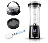 Ninja - Vaso mezclador de repuesto de 530 ml con tapa de sorbo y sello y | Compatible con licuadora portátil Ninja Blast serie BC100 y BC151, incluye tapa inferior y cubierta de cuchilla (18 onzas)