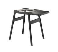 Ninja Woodfire, Soporte Ajustable y Mesa Auxiliar, Negro | Para Parrilla y Horno de Exterior, Mesa para Cocina de Exterior Resistente y Soporte para Horno de Pizza - 4718J800EUUK