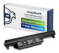 NinjaBatt Batería A32-K55 para ASUS ASUS X75V F75VD X75A R500V F75V F75VB F75VC R503U R503A R503C K55VD X75VD K75VM K75VD K75DE K55 K55N K55VM K45VS K45VJ K55DR A32-K55X - [6 Cells/4400mAh/48Wh]