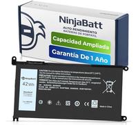 NinjaBatt Batería Compatible con DELL WDX0R P69G Inspiron 13 15 5000 7000 5567 7579 5578 5570 5568 7569 5579 5565 7573 13 7378 5378 7368 5379 5368 7375 17 5767 Y3F7Y - [42Wh/11.4v]