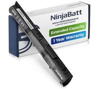 NinjaBatt Batería para HP K104 800049-001 KI04 TPN-Q162 TPN-Q158 800010-421 800050-001 800009-421 HSTNN-LB6R HSTNN-LB6S 15-AB102NS AB254SA AB271SA 800049-005 - Alto Rendimiento [4 Celdas/2200mAh/33Wh]
