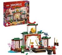 LEGO Ninjago Templo Ninja del Spinjitzu Maqueta de Construcción con 4 Minifiguras de Zane, NYA, Kai y Lloyd con Armas Ninja y Dragón de Juguete, Regalo para Niños y Niñas de 4 Años o Más 71831