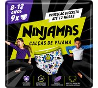 Ninjamas calzoncillos de noche niño 9 unid. (8-12 años)