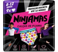 Ninjamas Compresas Absorbentes para Niñas de 8-12 Años