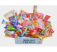 NINJAZ TREATZ 40 auténticos bocadillos y dulces japoneses caja de delicias dulces y saladas de Japón