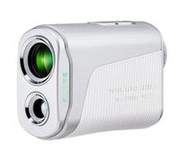 NINJOR GOLF (Ninja Golf) NJ Mini Series Golf RANGEFINDER con interruptor de pendiente y pin Lock Laser RangeFinder Max1000YD (pantalla plateada y LCD)