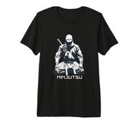Ninjutsu Samurai Ninja Artes Marciales Cultura Luchador Guerrero Camiseta Premium