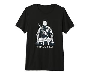 Ninjutsu Samurai Ninja Artes Marciales Cultura Luchador Guerrero Camiseta Premium