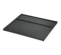 NINKA 5280.23 90680 - Tapa para cubo de basura Eins2vier y eins2Five, 1200 mm, KS 18/19 mm, plástico gris oscuro, plata, KB 1200 mm