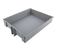 NINKA 5801.93 71055 Armario de Cocina para Vauth Sagel Larder KB400, Cesta sin Barras, plástico Gris Aluminio, Plata, ohne Reling