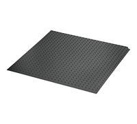 NINKA 9060.53 51054 Alfombrilla Legrabox KB 600 mm para fijación Antideslizante del Cubo de Basura 473 x 477 mm, plástico Gris Oscuro, Plata