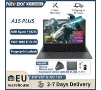 Ninkear A15 PLUS portátil 15,6 "IPS FHD AMD Ryzen 7 5825U Notebook 32G DDR4 3200Mhz + 1TB PCI-E 57Wh batería Windows 11 PRO ordenador 32GB+1TB