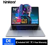 Ninkear A15 Pro portátil 16 "IPS 2,5 K FHD AMD Ryzen5 5500U Notebook 16G DDR4 3200Mhz + 512GB 54Wh batería Windows11 PRO ordenador 16GB 512GB