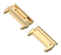 NINKI Compatible con Garmin Fenix 8 pulsera 51 mm conector adaptador de acero inoxidable metal banda conector de liberación rápida muelle barras adaptador para Fenix 8 51 mm pulsera adaptador oro