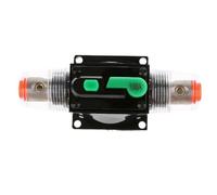 NINMORTH 10A-100A para interruptor de circuito AMP fusible reajustable 12V-48V DC para sistemas de audio de coche barco con reinicio manual y sobrecorriente para protección